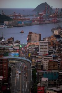 Iconic view of Keelung City