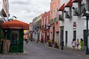 Colorful streets of Puebla