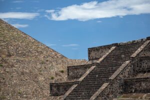 Summer sky in Teotihuacan