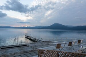 Blue hour in Lake Shikotsu