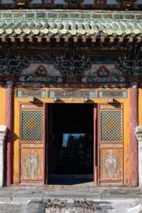 Entrance to the shrine in the north building Entrance to the shrine in the north building