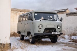 The Russian-made UAZ-452 The Russian-made UAZ-452